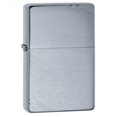 Zippo 230 Brushed Chrome Vintage with Slashes upaljač