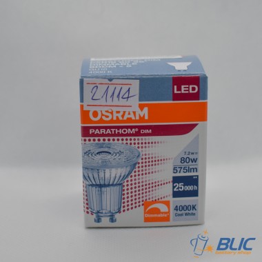 Osram PARATHOM GLASS ADV 168036 GU10 7,2W/840 230V LED sijalica
