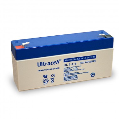 Ultracell UL3.4-6 6V 3.4Ah SLA stacionarni akumulator