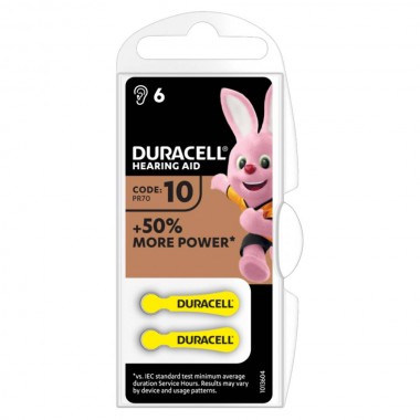 Duracell 10/PR70 1.45V baterija za slušni aparat