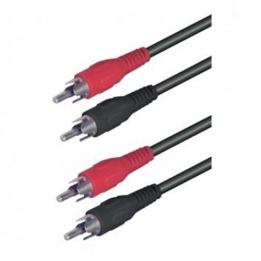 Kabel audio A3-1M  2xčinč utika -  2xčinč utikač 1,0m