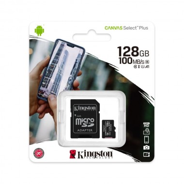 Kingston 128GB MicroSD memorijska kartica 