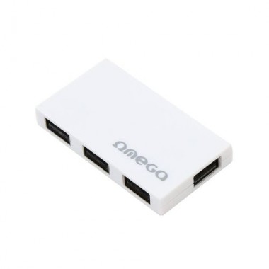 Omega OUH24BBW beli USB hub 2.0 4-port