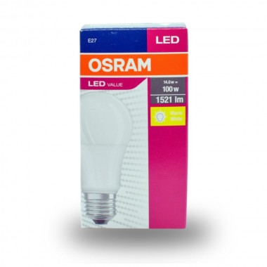 Osram VALUE CL A FR 100 non-dim E27 14W/827 LED sijalica