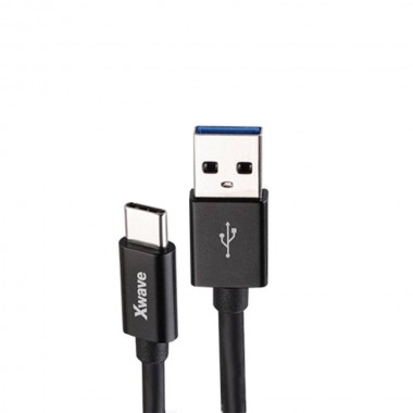 Xwave USB crni kabl TIP-C/TIP-A 2m 
