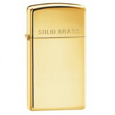 Zippo 1654 Solid Brass Slim upaljač