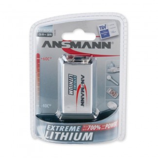 Ansmann Extreme 9V litijumska baterija