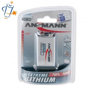 Ansmann Extreme 9V litijumska baterija
