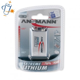 Ansmann Extreme 9V litijumska baterija