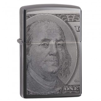 Zippo 49025 Black Ice Currency Design upaljač