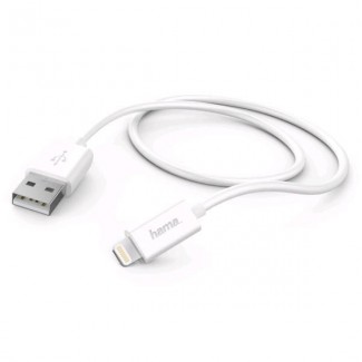 Hama 173863 USB Kabl Za Apple IPhone MFI, beli, 1m
