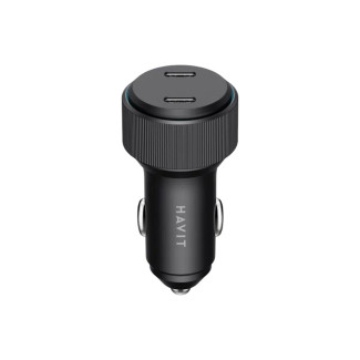 Havit HA0016 2 x Tip C 60W CC2014 auto punjač za mobilni telefon