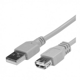 Kabel USBT2.0A/A-5 USB-A/USB-A ženski 5M