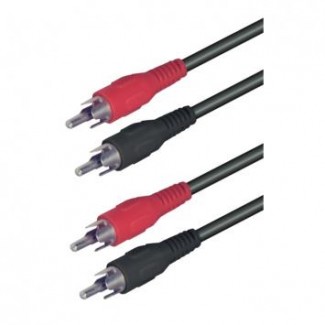 Kabel audio A3-1M  2xčinč utika -  2xčinč utikač 1,0m