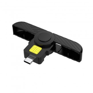 Kettz CR-K1030B USB Type C čitač pametnih kartica (ID smart card reader)