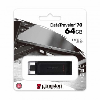 Kingston DT70/64GB DataTraveler, USB 3.2 Gen.1 Type-C Flash Drive