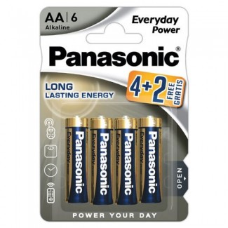 Panasonic Alkaline Everyday Power LR6 4+2 1.5V alkalna baterija