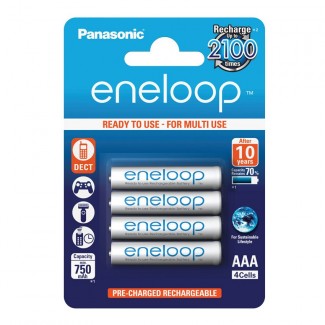 Panasonic eneloop AAA 1/4 1.2V 750mAh NiMH punjiva baterija