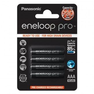 Panasonic eneloop Pro  AAA 1/4 1.2V 930mAh Ni-MH BK-4HCDE/4BE punjiva baterija