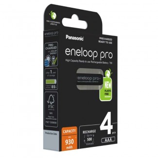 Panasonic eneloop Pro  AAA 1/4 1.2V 930mAh Ni-MH BK-4HCDE/4BE punjiva baterija