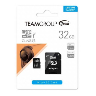 TeamGroup  MICRO SDHC 32GB 100/20MB/s UHS-I U1 C10 +SD Adapter memorijska kartica