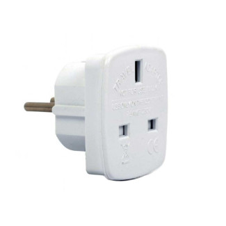 Travel A-AC-UKEU-001 Gembird UK na EU šuko 7.5A adapter