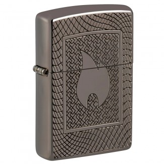 Zippo 48569 Black Ice Armor Flame Pattern upaljač