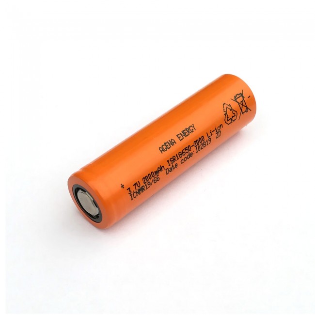 Agena Energy ISR18650-2000 FT 3.7V 2000mAh (25A) Li-ion punjiva baterija