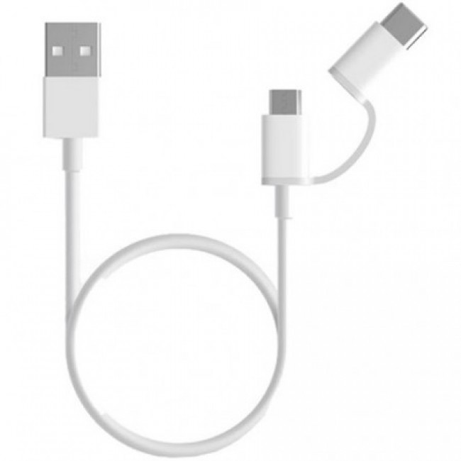 Xiaomi Mi 2-in-1 USB Cable  Mico USB to Type C 30cm