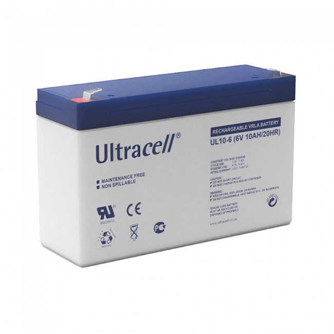 Ultracell UL10-6 6V 10Ah SLA stacionarni akumulator