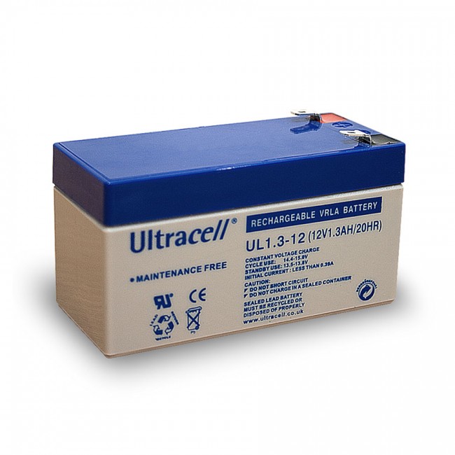 Ultracell UL1.3-12 12V 1.3Ah SLA stacionarni akumulator
