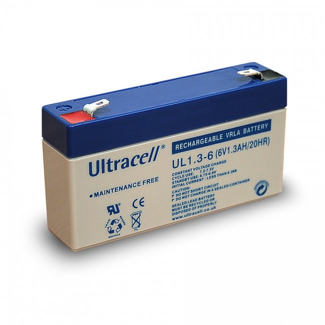 Ultracell UL1.3-6 6V 1.3Ah SLA stacionarni akumulator