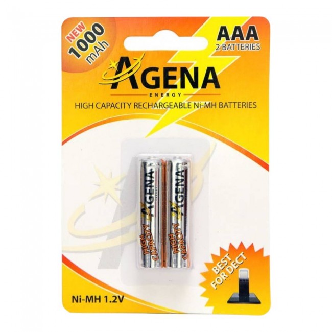 Agena Energy AAA 2/1 1.2V 1000mAh Ni-MH punjiva baterija
