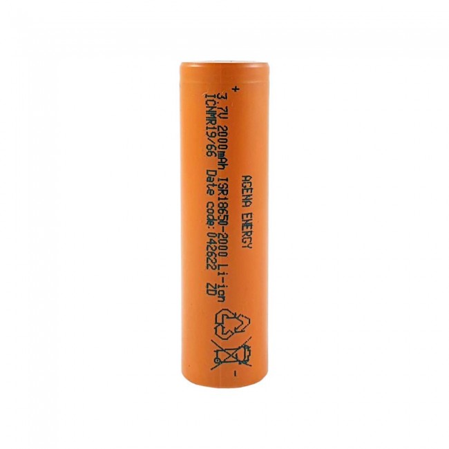 Agena Energy ISR18650-2000 FT 3.7V 2000mAh (25A) Li-ion punjiva baterija