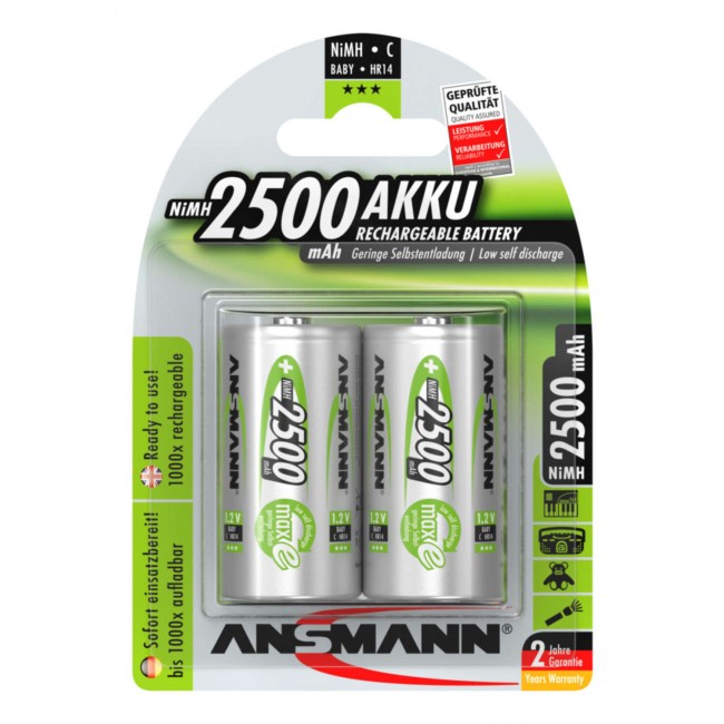 Ansmann maxE C 1.2V 2500mAh Ni-MH punjiva baterija
