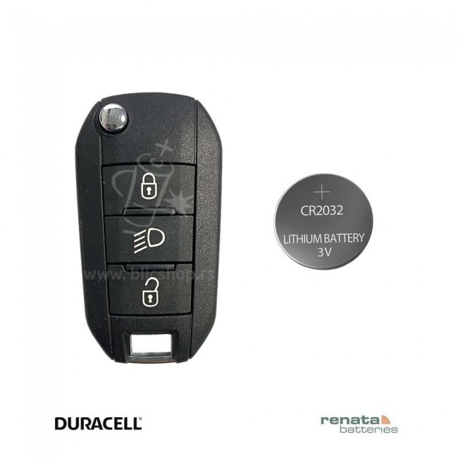 Baterija za auto ključ Peugeot 208 2012-2019 