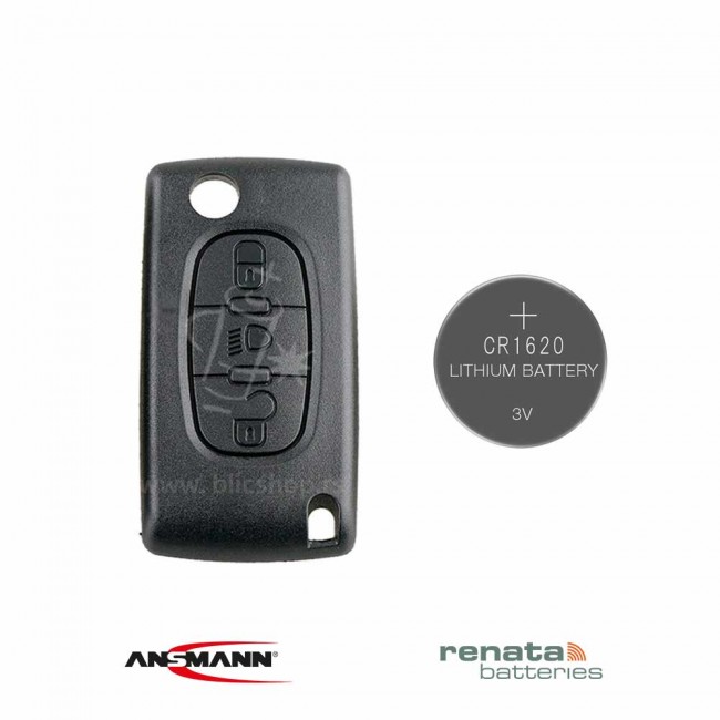 Baterija za ključ automobila Citroen C5 2008-2012 CR1620