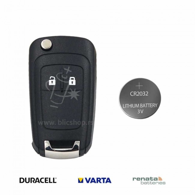 Baterija za Opel Astra J 2009- 2015 auto ključ