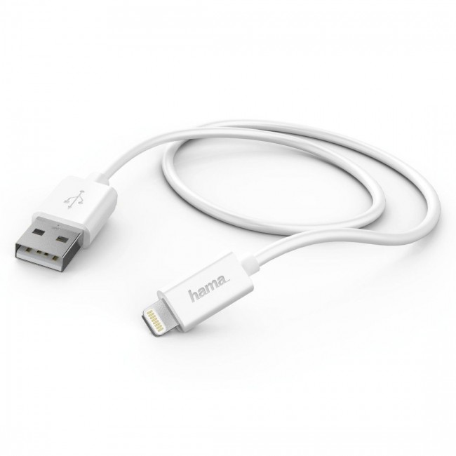Hama 178330 USB za Apple IPhone MFI,Beli, 0,6m kabel