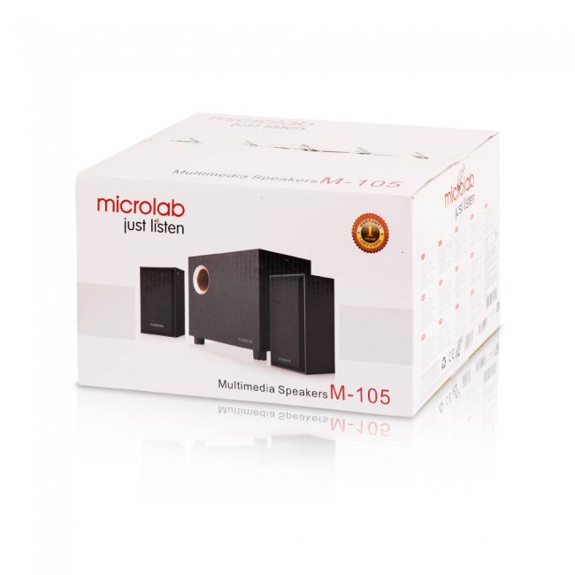 Microlab M-105 Aktivni drveni zvucnici 2.1 10W RMS (5W+2×2 5W) 3.5mm