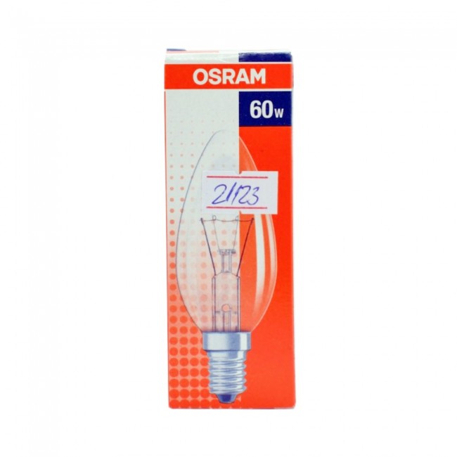 Osram CLAS B CL E14 60W 230V bistra sveća sijalica