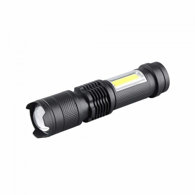 Prosto PL6701 3 W XPE LED + COB LED 400mAh Li-ion punjiva baterijska lampa