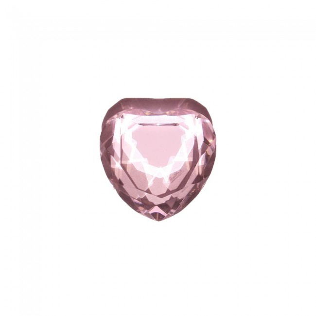 Rosenthal srce od kristala roze