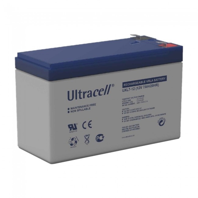 Ultracell UXL7-12 12V F1 7Ah SLA stacionarni akumulator