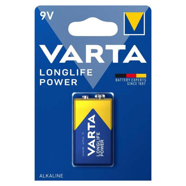 Varta Longlife Power 6LR61 9V alkalna baterija