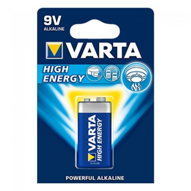 Varta High Energy 6LR61 9V alkalna baterija