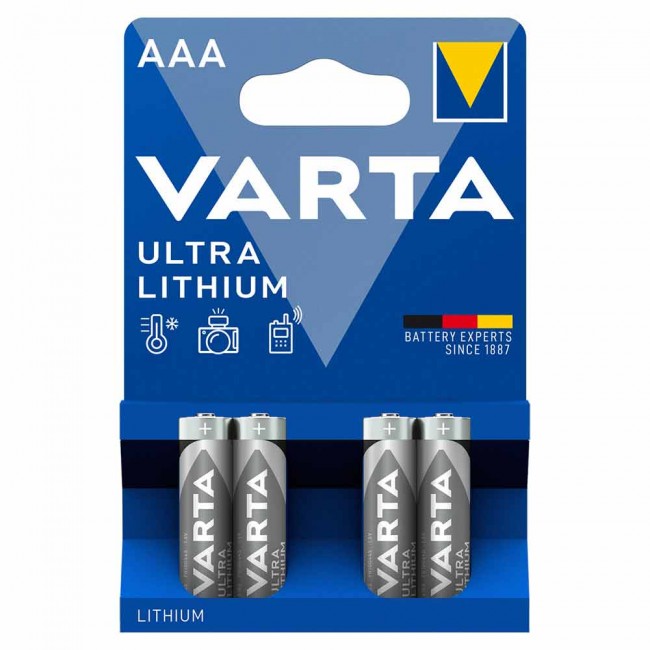 Varta Ultra Lithium AAA 1/4 1.5V litijumska baterija