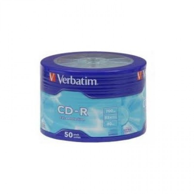 Verbatim CD-R 700 DL 52x 1/50 celofan