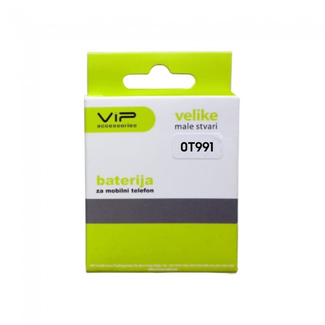 Vip Alcatel Cell OT 991/992/6010 3.7V Li-ion baterija za mobilni telefon