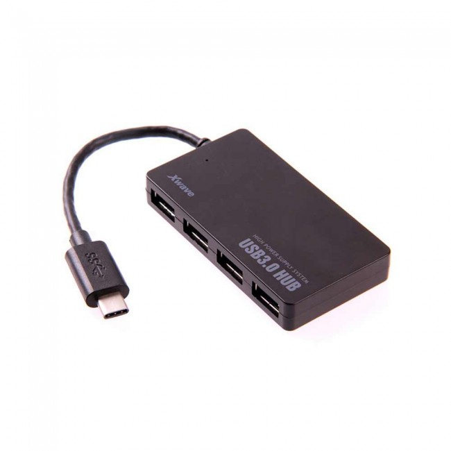 Xwave USB HUB C241Tip-C na 1x USB3+ 3x USB2.0